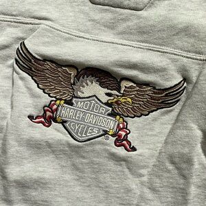 Cropped Harley Davidson sweatshirt